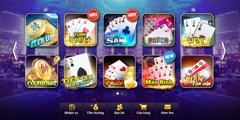 Top siêu phẩm game bài đổi thưởng được yêu thích nhất